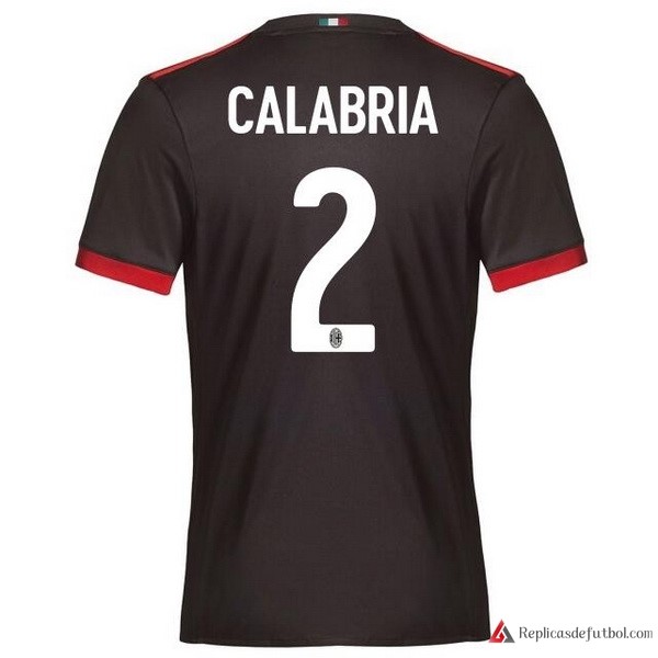 Camiseta Milan Tercera equipación Calabria 2017-2018